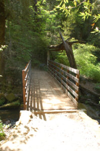 Bridge on hike to Feather Falls