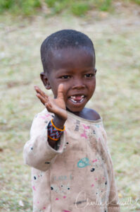 Children at the Maasai village