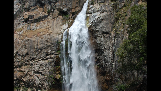 Note the rainbow at the bottom Feather Falls