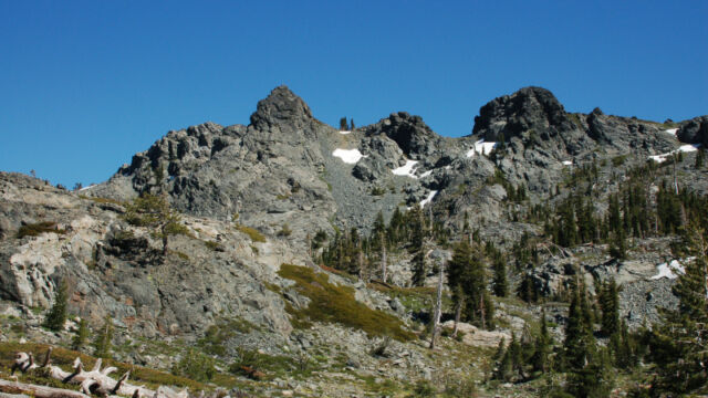 Black Buttes, above the lake Black Buttes, above the lake