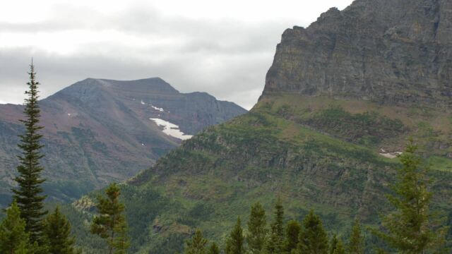 View from the trail Iceberg Lake Trail, Glacier National Park