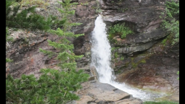 Upper part of Ptarmigan Falls