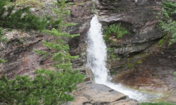 Upper part of Ptarmigan Falls