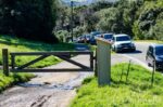 Parking at Mount Burdell trailhead