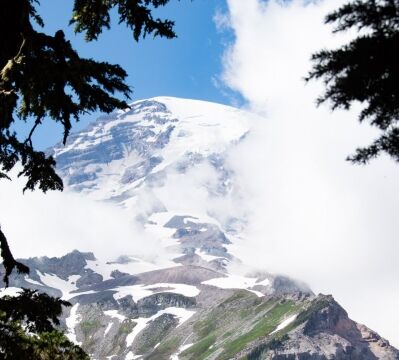 Mount Rainier from the Nisqually Vista