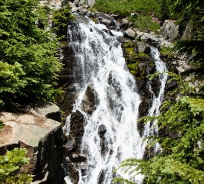 on the Skyline trail Myrtle Falls