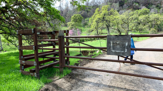 The second gate on Road 53. This is the style that you cross over, built by Boy Scouts. Often there is a sign that says private property, note that this refers to the land NEXT to the road, not the road itself The second gate on Road 53. This is the style that you cross over, built by Boy Scouts. Often there is a sign that says private property, note that this refers to the land NEXT to the road, not the road itself