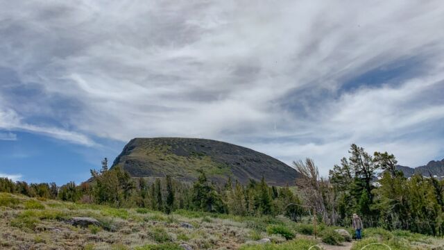 At the junction with the PCT Elephant Back
