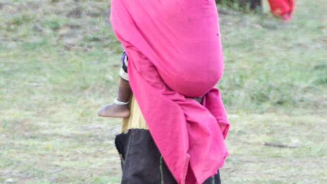 Children at the Maasai village Children at the Maasai village