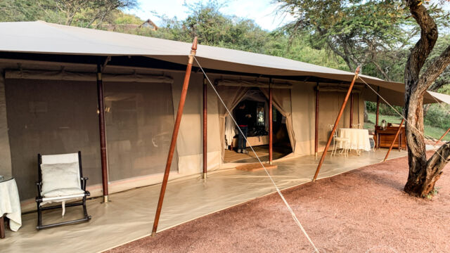 Our tent at Cottar's Camp Our tent at Cottar's Camp