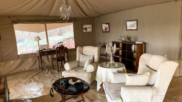 Our tent at Cottar's Camp Our tent at Cottar's Camp