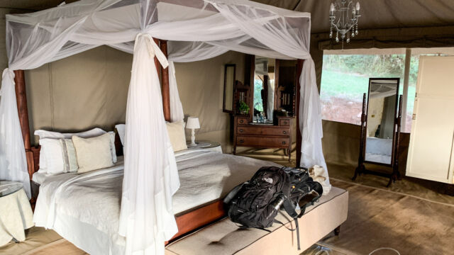 Our tent at Cottar's Camp Our tent at Cottar's Camp