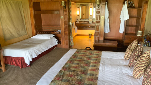 Permanent "tent" accommodation at Sweetwaters Serena Camp Sweetwaters Serena Camp