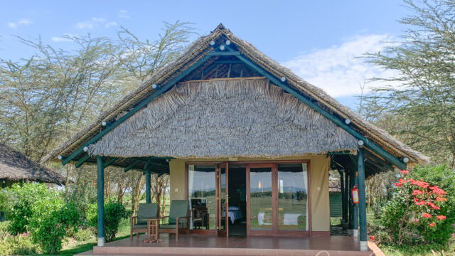 Our "tent" at Sweetwaters Serena Camp Sweetwaters Serena Camp