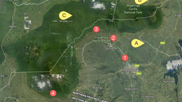 Volcanoes National Park tour area