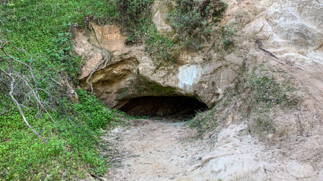 Lots of mine entrances along the trail Chaparral Loop Trail