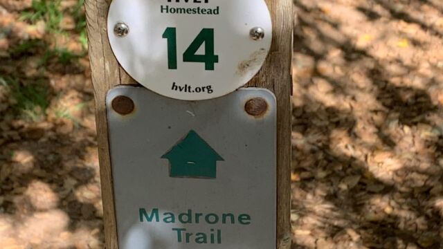 Marker 14 Homestead Valley trail marker 14