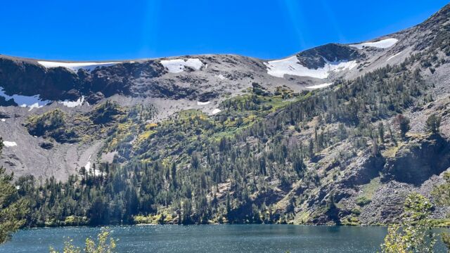 Looking across Big Virginia Lake Virginia Lakes Wildflowers, Looking across Big Virginia Lake
